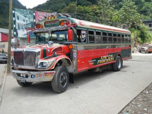 Bus du Guatemala : le Diablos rojos
