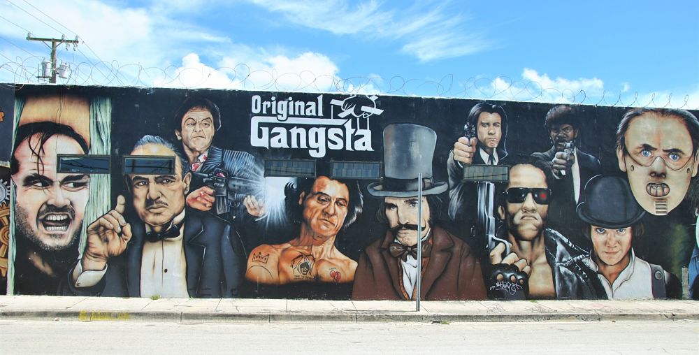 Tag de fameux gangstas à Miami