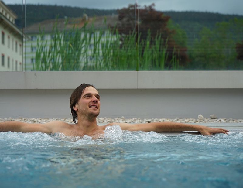Wellness lors de mon voyage au lac de Joux en Suisse