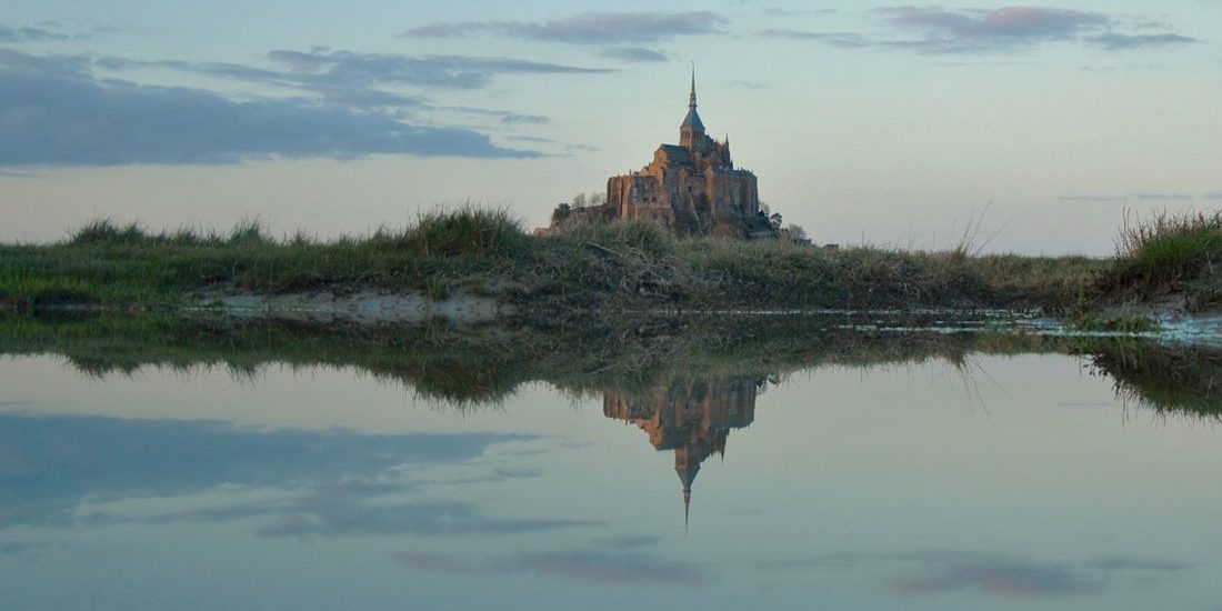 Photo voyage vélo au Mont Saint Michel et en France