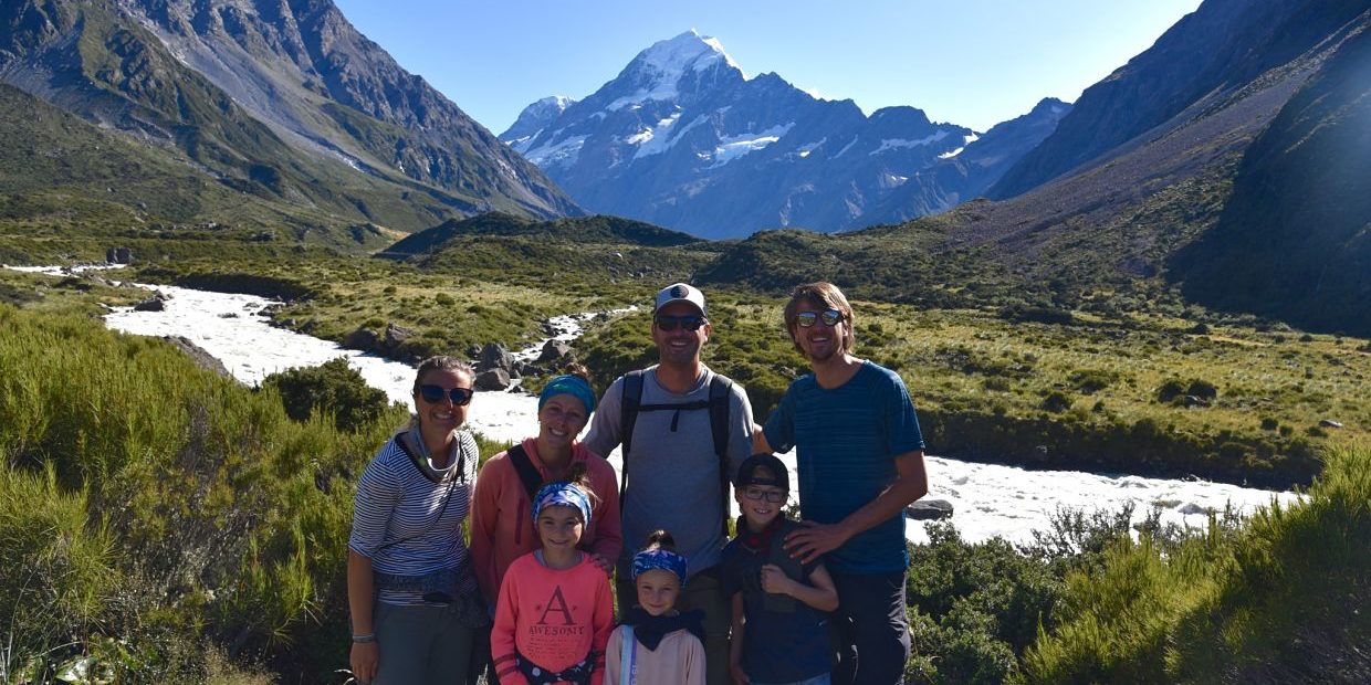 Rencontres avec des québecois au Mont Cook en Nouvelle-Zélande