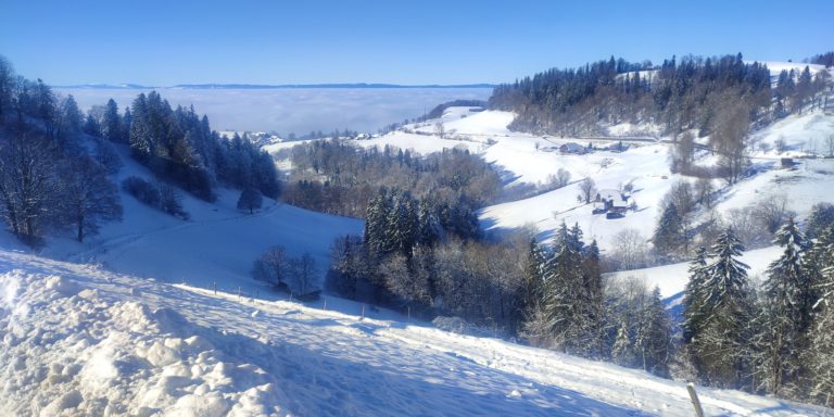 randonnee-hivernale-guggisberg-gantrisch-berne Randonnée hivernale de Guggisberg dans le Gantrisch à Berne